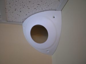 Corner Mount Camera Cover